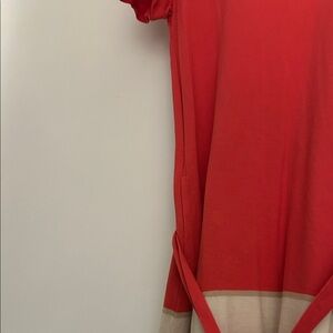 Lacoste Red and Cream Mini Dress